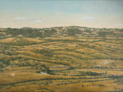 "View NE with Binoculars - Morley" painting by Shelley Pearson