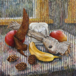 "Gathered Still Life I" painting by Shelley Pearson