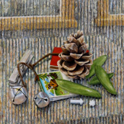 Gathered Still Life III - painting by Shelley Pearson