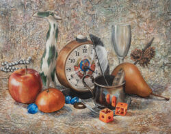 Still Life With Estonian Giraffe by Shelley Pearson