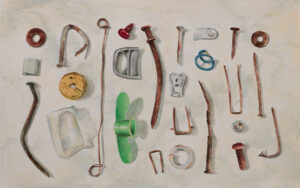 Evidence: Yates Mountain - painting by Shelley Pearson