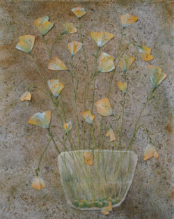 JA's Flowers - painting by Shelley Pearson