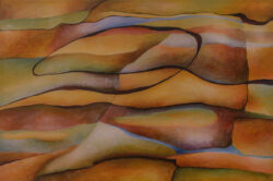 Land and Sky 3 - painting by Shelley Pearson