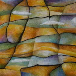 From the Ground Up 1 - painting by Shelley Pearson