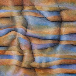 From the Sky Down 1 - painting by Shelley Pearson