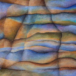 From the Sky Down 4 - painting by Shelley Pearson