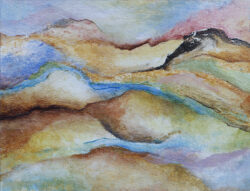 Earth Echoes 8 - painting by Shelley Pearson