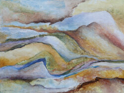 Earth Echoes 10 - painting by Shelley Pearson