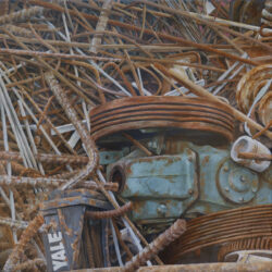 Ferrous: Yale - painting by Shelley Pearson